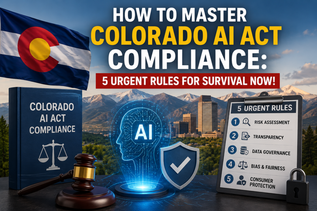 How to master Colorado AI Act compliance with 5 urgent rules including risk assessment, transparency, and data governance