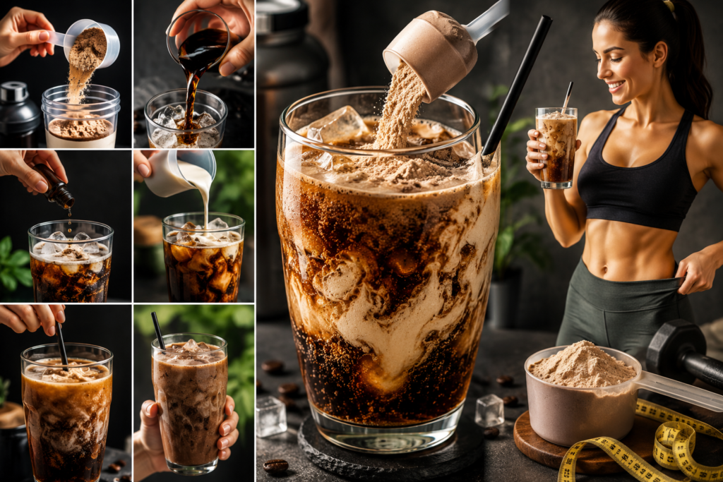 High Protein Dirty Soda Recipes for fast weight loss with creamy soda drink and protein powder
